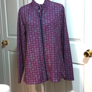 Croft & Barrow Purple and Pink Utility Jacket